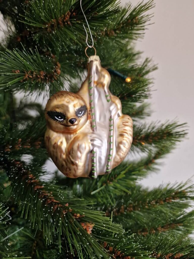 Kerstbal Luiaard