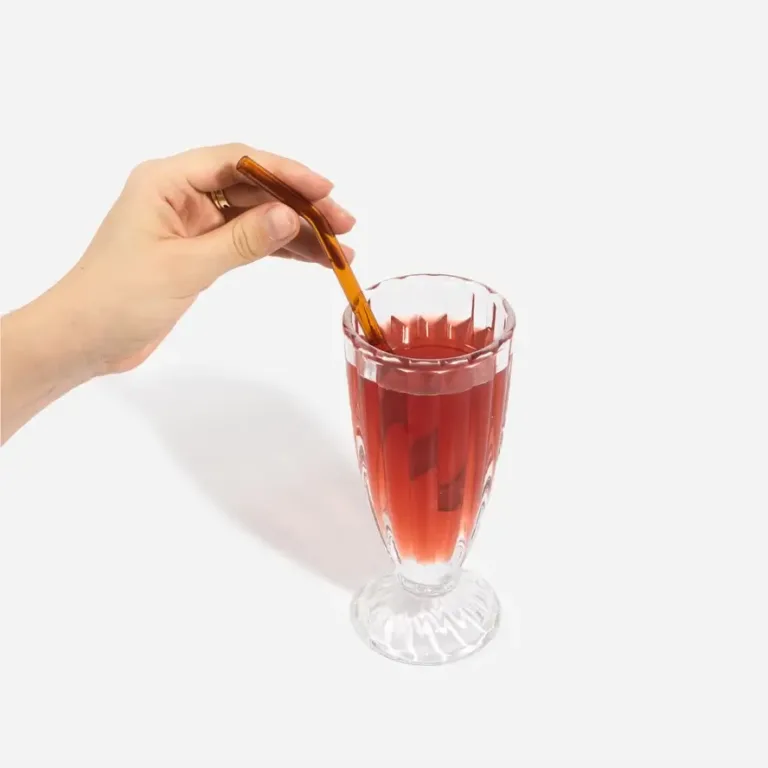 glazen rietjes set