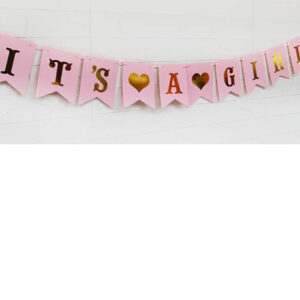 Babyshower Banner It's a Girl