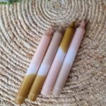 diner kaarsen pastel