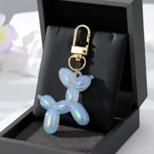 Sleutelhanger - Ballonhond Licht Blauw