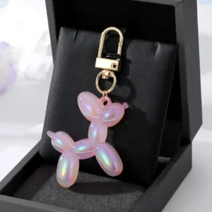 Sleutelhanger - Ballonhond Roze