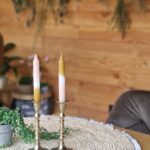 diner kaarsen pastel