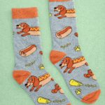 Sokken Teckel Hotdog