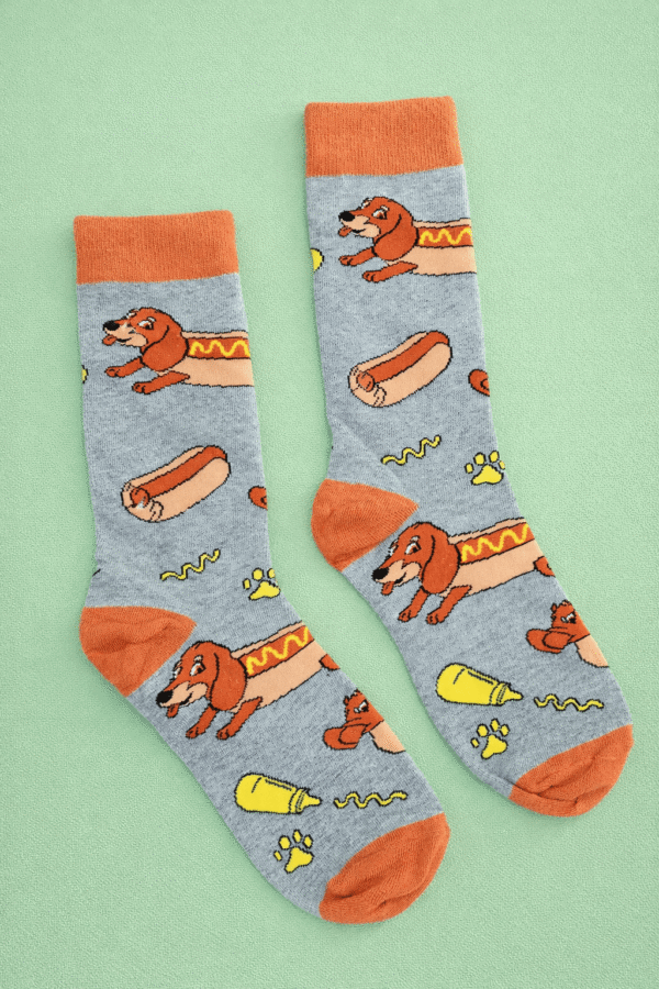 Sokken Teckel Hotdog