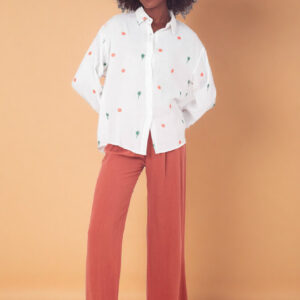 Blouse met Palmboompjes & Zonnetjes – ☀️ 🌴