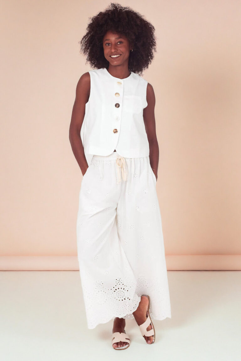 broek broderie