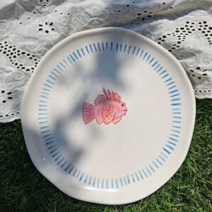 Dinerbord Vis Roze – Ø26,5 cm