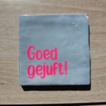 Goed gejuft Tekst Tegel zero waste