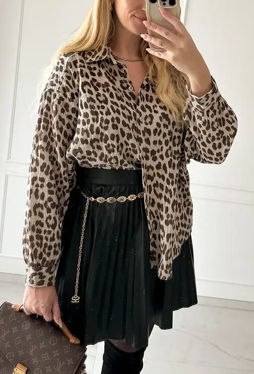 Leopard Mousseline Print