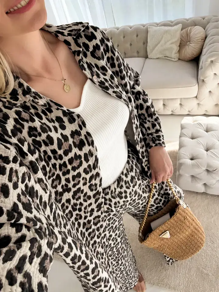 Leopard Mousseline Print