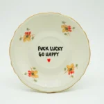 vintage wandbordje Fuck Lucky