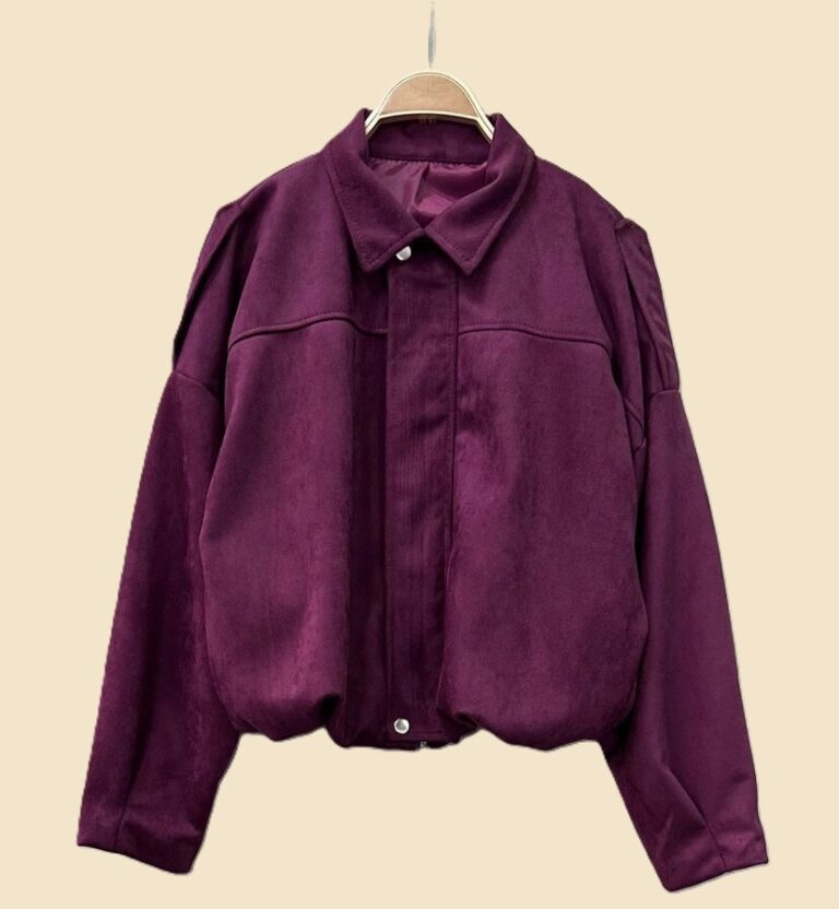 Suedine Jasje Plum