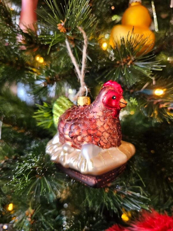 Kip op Nest Kersthanger