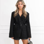 Blazer met Koord Zwart