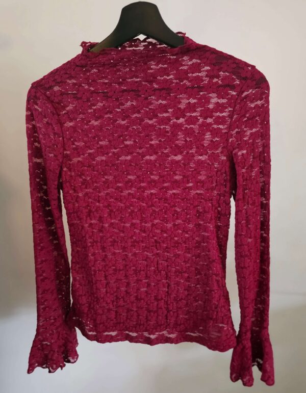kanten top maroon