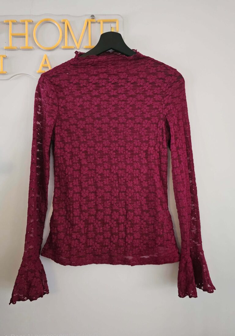 kanten top maroon