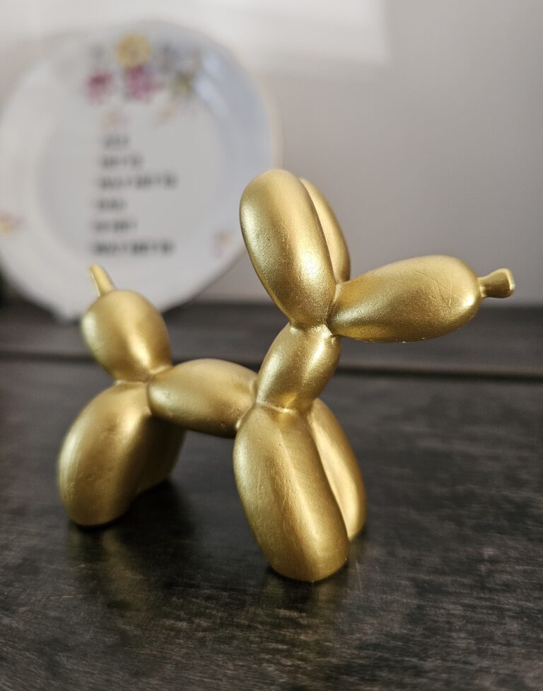 Ballonhondje Goud