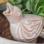 Terracotta Bewaterings Vogel Henkie