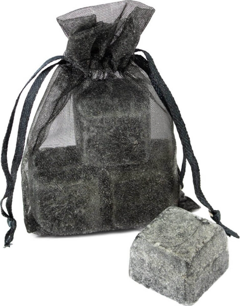 Organza Zakje met Mini Amberblokjes