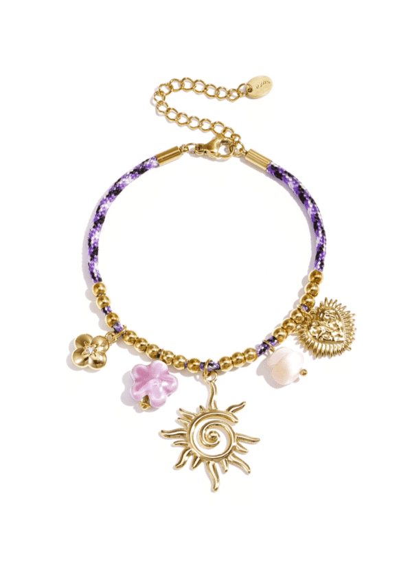 Boho Charm Armband – Zon & Geluk