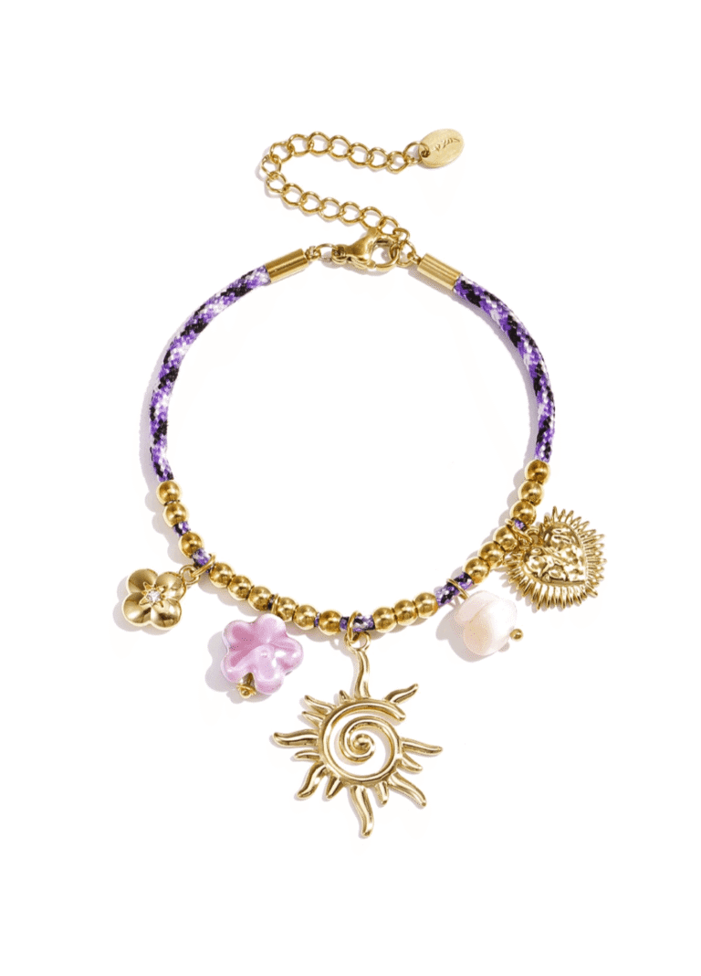 Boho Charm Armband – Zon & Geluk