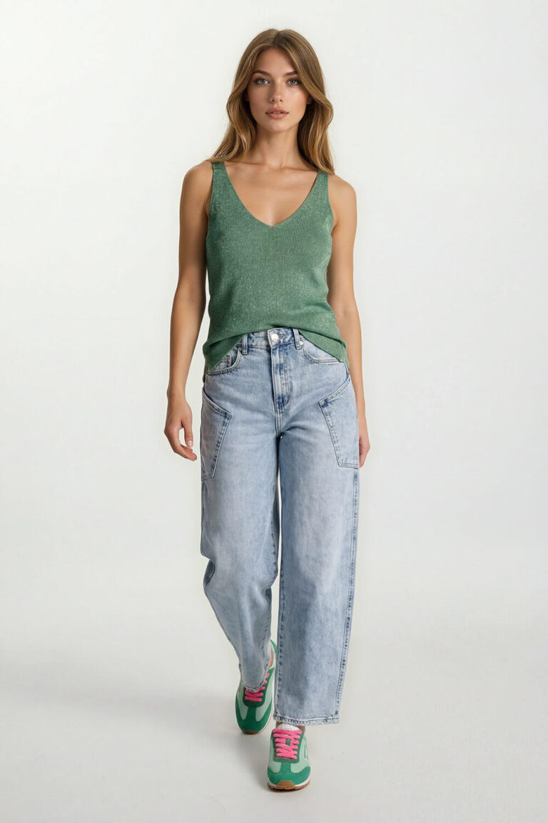 Lurex Top – Groen