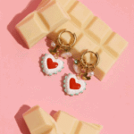 Oorbellen met Hartjes, Kralen & Parel Bedels