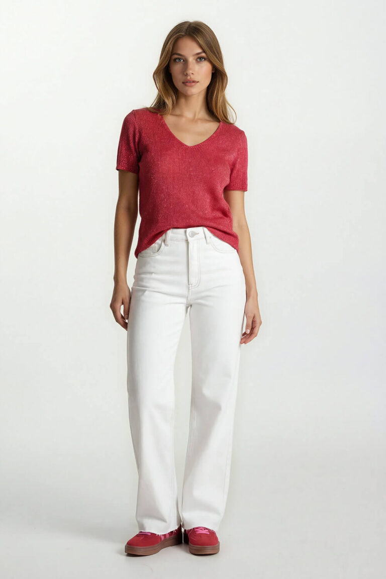 Lurex Top – Koraal