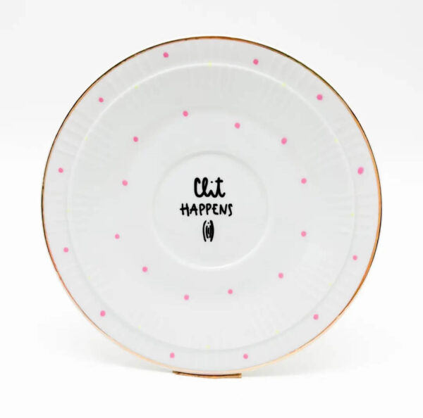 Vintage Wandbordje – “Clit Happens”