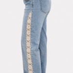 Wide Leg Jeans met Kant