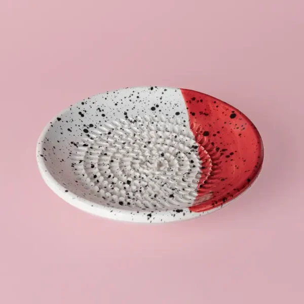 Rasp Schaaltje Keramisch Rood