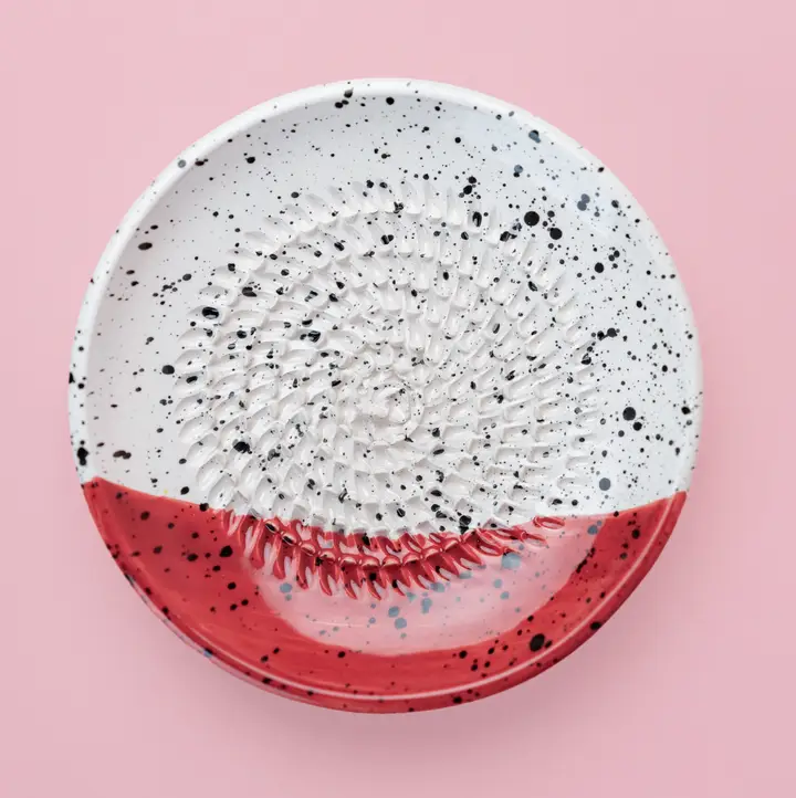 Rasp Schaaltje Keramisch Rood