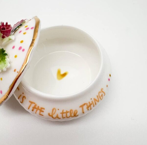 Vintage Doosje Porselein – “It’s the little things”