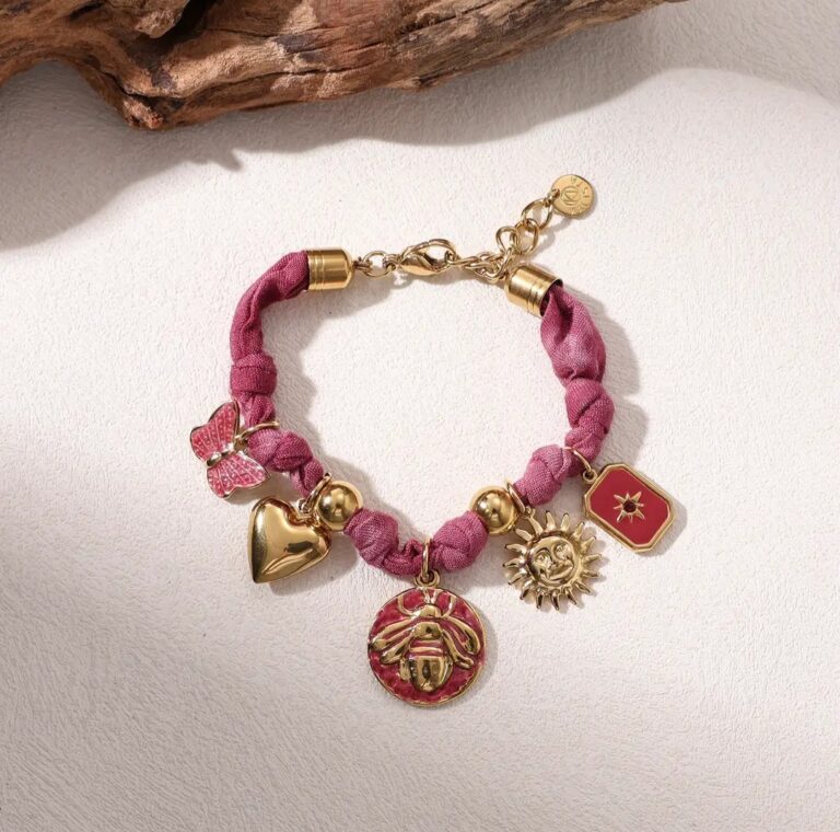 Bohemian Charm Armband Roze
