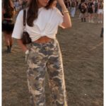 Camo Wide Leg Jeans