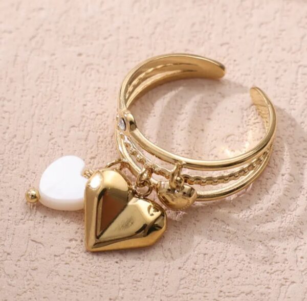 Hartjes Ring Goud