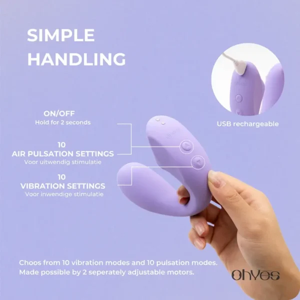 Dubbele Vibrator & G-spot Stimulatie
