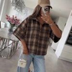 Oversized Cropped Blouse Ruit