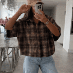 Oversized Cropped Blouse Ruit
