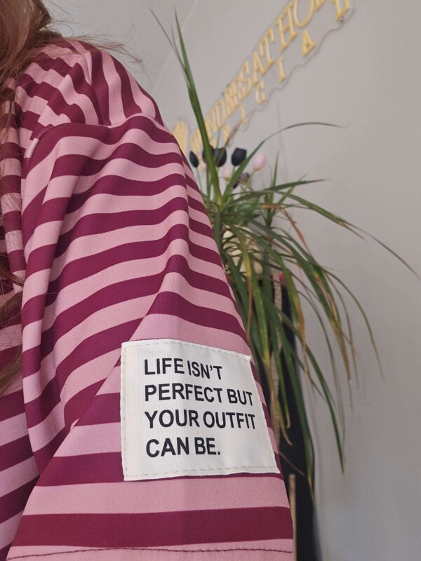 Sweater Streep Roze