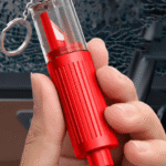 2-in-1 Noodhamer & Gordelsnijder – Sleutelhanger