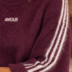 AMOUR Sweater – Burgundy