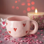 Roze Mok met Hartjes