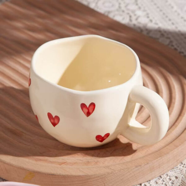 Creme Mok met Hartjes